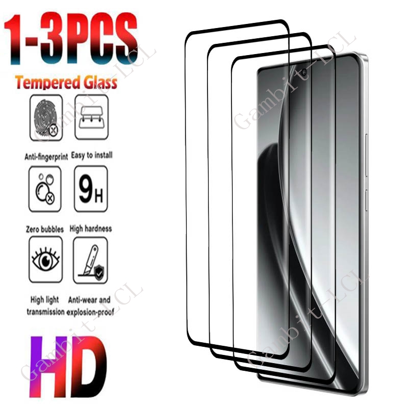 Realme Gt 6 - 1-3PCS 3D Curved Full Tempered Glass