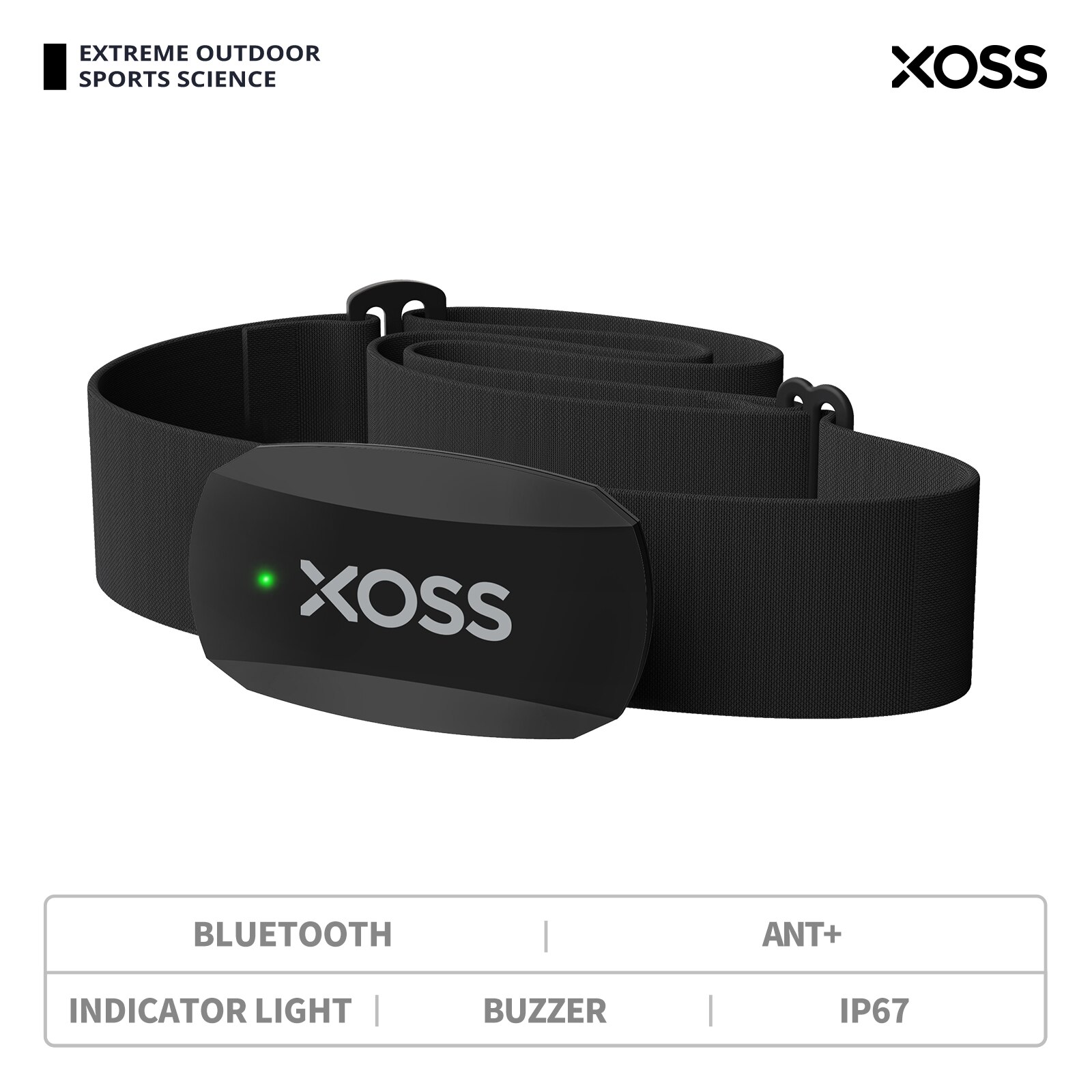 Breath Rate Monitor - XOSS X2 Chest Strap Heart Rate