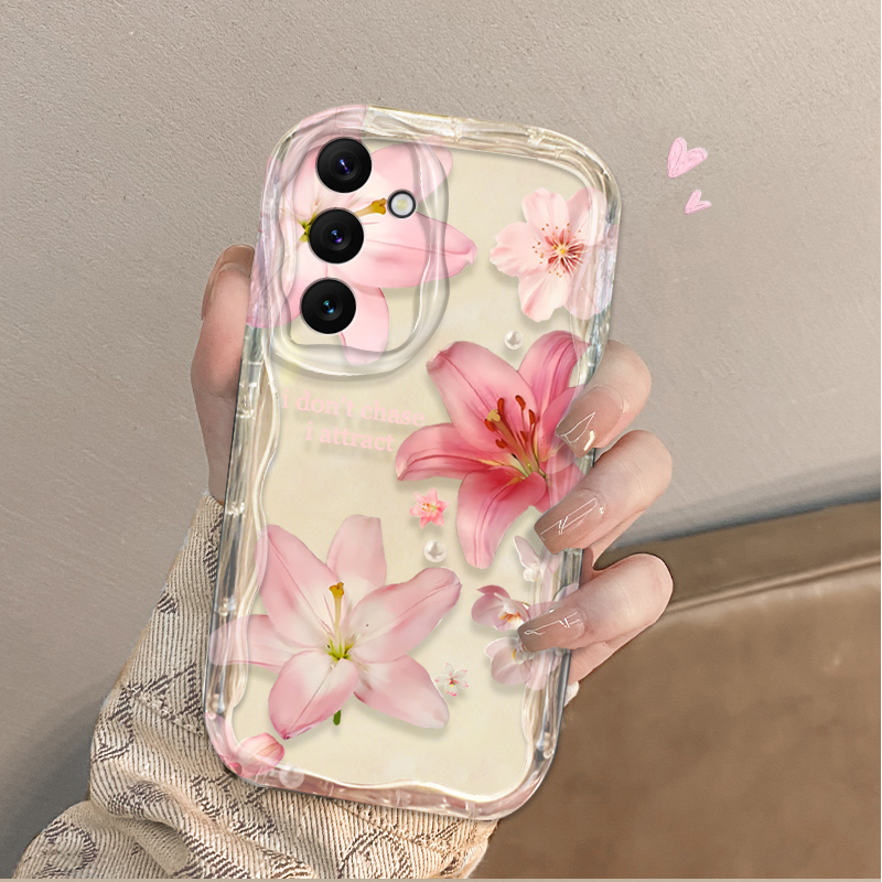 Beautiful Pink Lily Pattern Ph - Samsung Galaxy A55 review and price