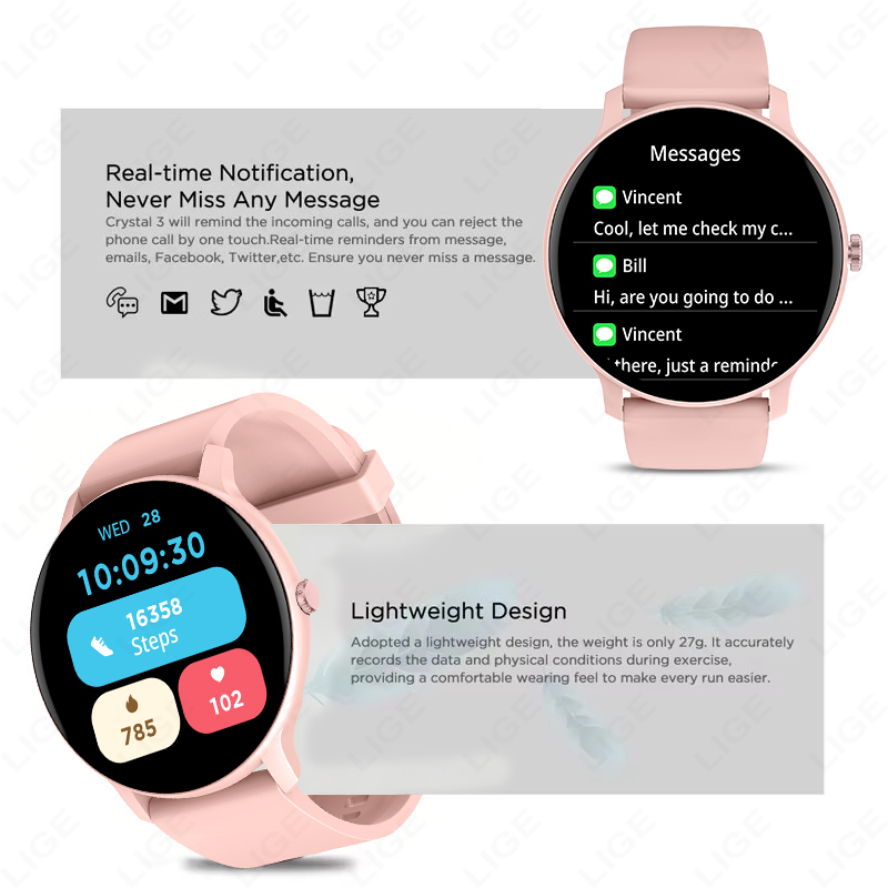 2026 Smart Watch Women Health  - Breath Rate Monitor review and price