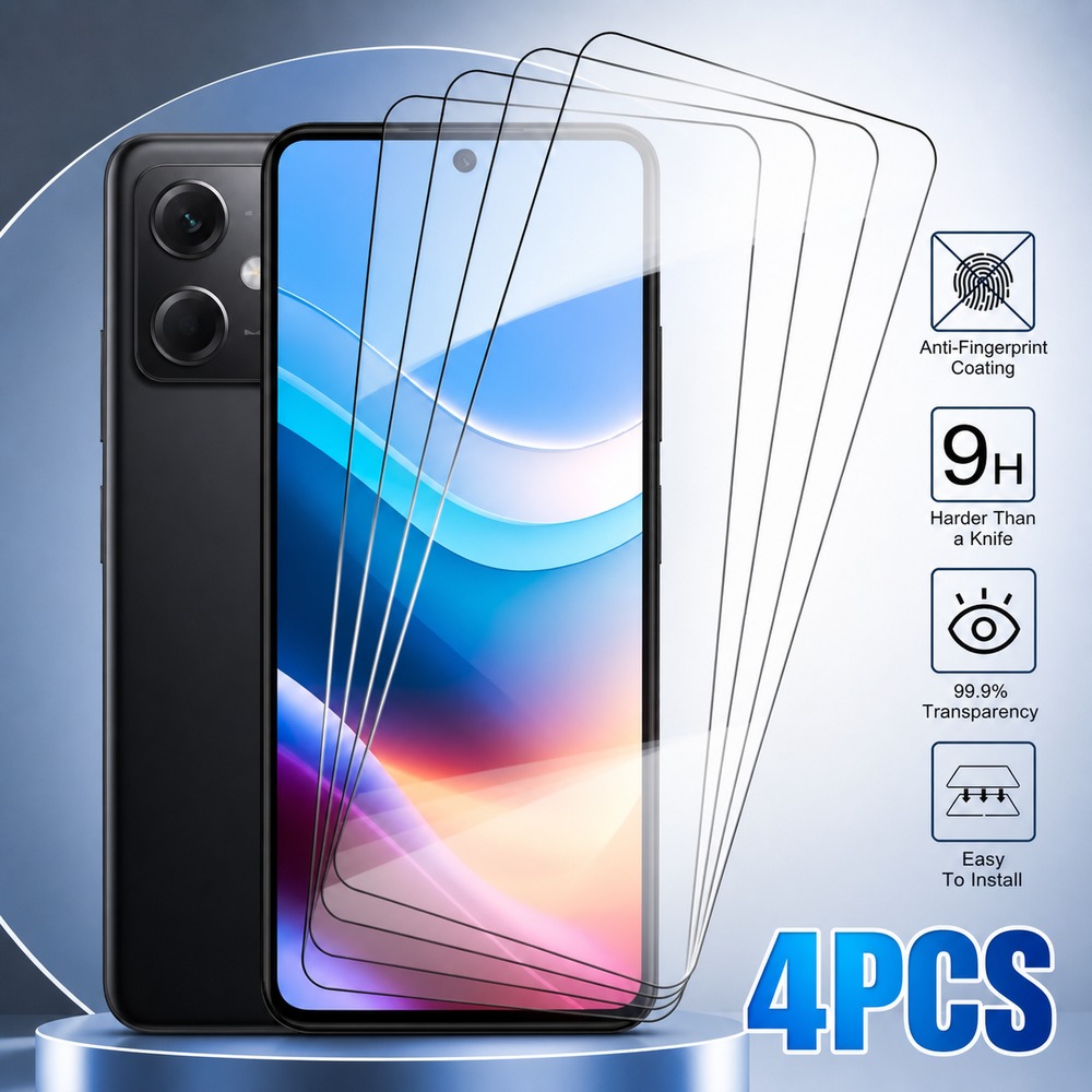 4PCS Tempered Glass For Realme - Realme C67 review and price
