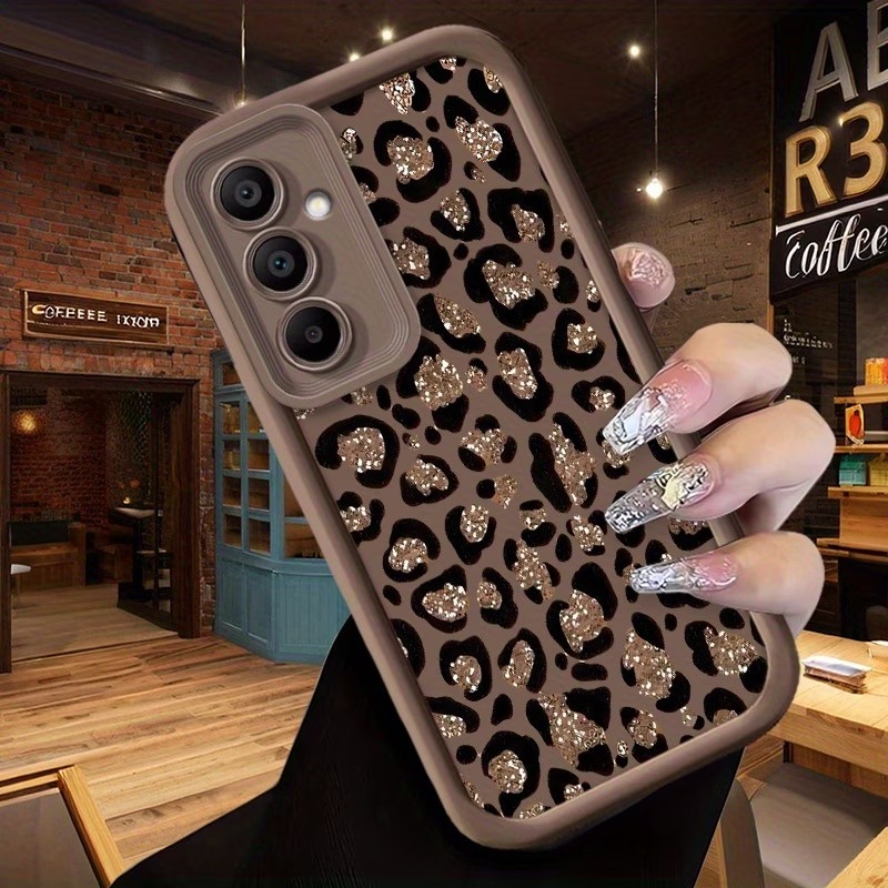 Glitter Leopard Print Silicone - Samsung Galaxy A55 review and price
