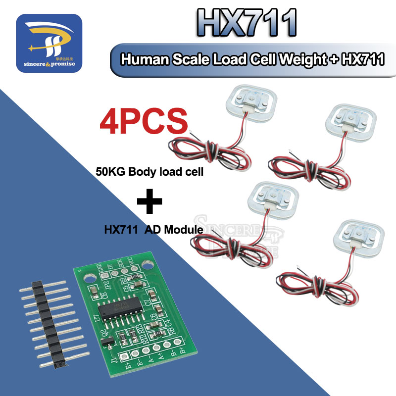 4Pcs 50kg Human Scale Load Cel - Muscle Sensor Emg review and price